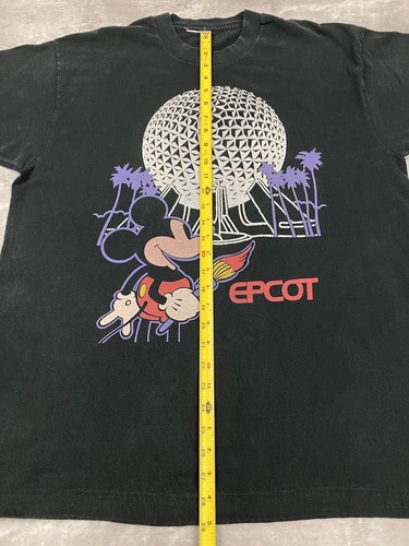 vintage 90s DISNEY EPCOT CENTER MICKEY MOUSE t shirt world park rare graphic - Picture 4 of 9