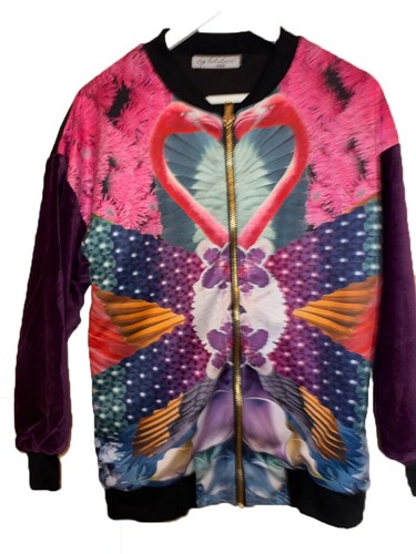 One Of A Kind Couture Velour Jacket Size Small - Picture 9 of 21