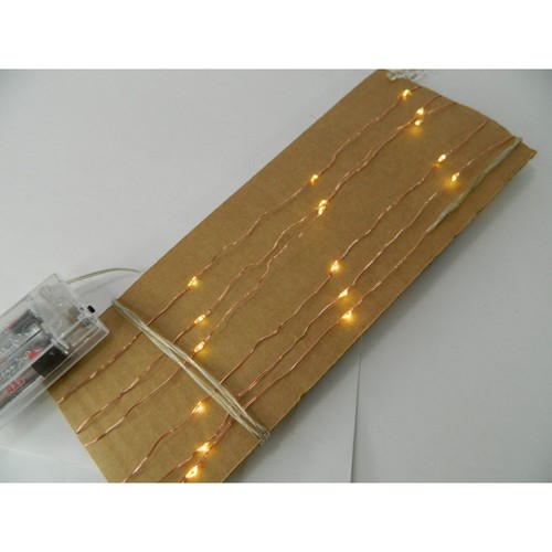 Fairy Lights W Starburst Clear Clothespins Picture Hanging Tinsel Battery 12 Ft - Bild 12 von 12
