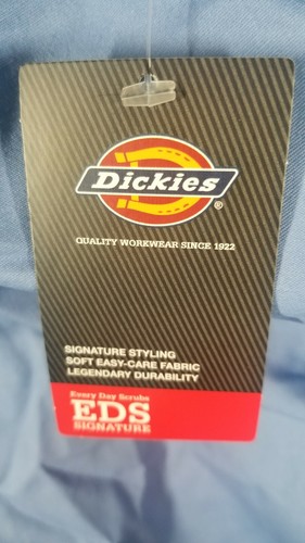 Dickies Women Sz 5XL EDS Signature Tapered Leg Cargo Scrub Pant Blue NWT Medical - Picture 9 of 10