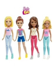 Mattel Barbie On-The-Go 4" Gelenk-Modepuppe - Rosa - Modell wählbar - Neu