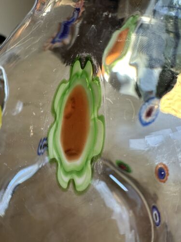 Murano Italy Leonardo Millefiori Art Glass Pitcher ~ Vintage Italian - Picture 13 of 18