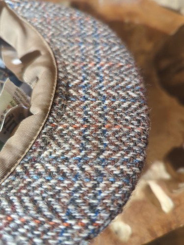 Dunn & Co Mens Flat Cap Links County Cap,Size Small 7 1/8 (58) Tweed Panels - Picture 8 of 14