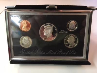 1993-S US Mint Premier Silver Proof Set with Case, COA & Original