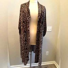 Siren Lily Animal Print Duster Size 3x