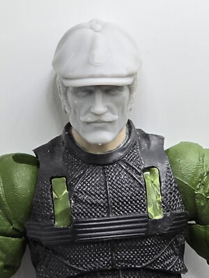 3d Printed MOVIE PLUMMER LUIGI HEAD  1:10 7'' Select DC MULTIVERSE SCALE