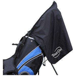 Details About Tourdri 2 In 1 Bag Rain Hood Towel New Masters Golf Black Cover Waterproof