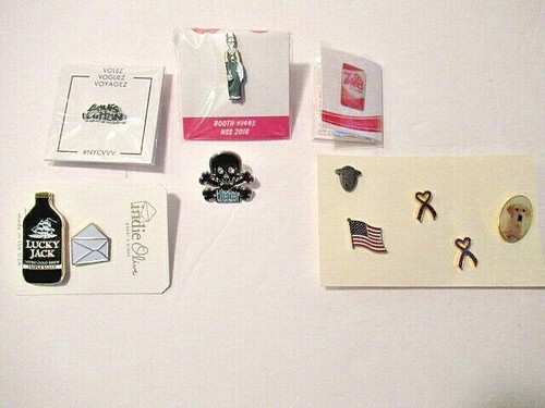 LOT/11 Mix of New & Used LAPEL PINS-contemporary & traditional icons - Bild 1 von 11