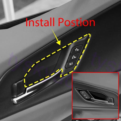Accessories For Toyota Prius 2023 2024 5 Pcs Door Handle Cap Cover Trim Panel - Picture 2 of 7