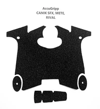 AccuGripp BLACK Canik TP9 SFX, METE, RIVAL Textured Rubber Gun Grip Tape