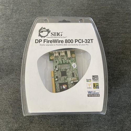 SIIG FireWire 800 3-Port PCI - NEW IN SEALED BOX - Picture 1 of 2