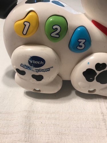Educational Learning Toy Dog VTech Pull and Sing Puppy Music Numbers Letters - Picture 4 of 7
