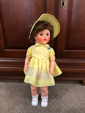 Beautiful Antique A Sayco Baby Doll 19" Rubber Face/Body Original Box Beautiful