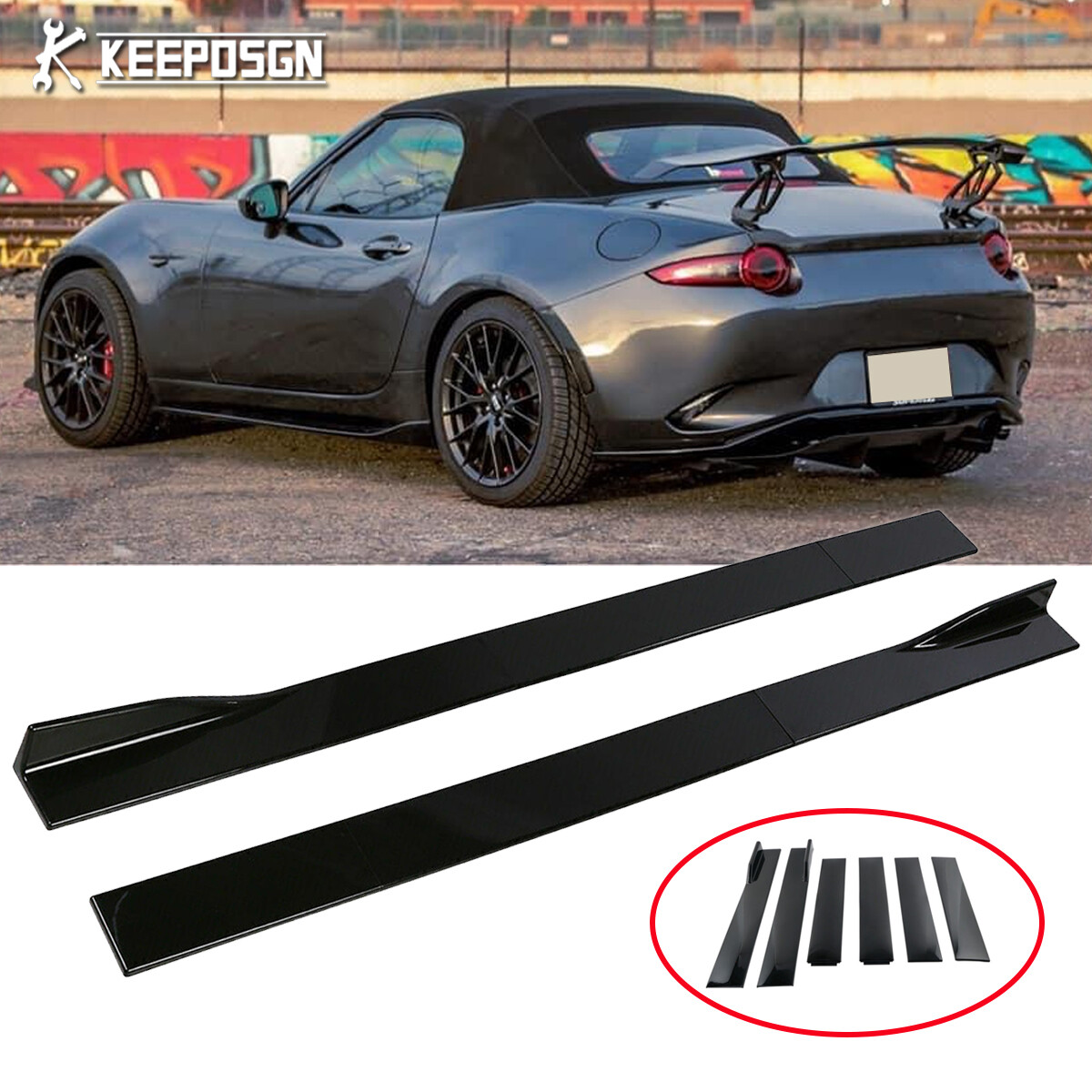 Rocker Panel Kit | MAZDA MX-5 GT - SPORT 2019 Rocker Panel Kit | MAZDA MX-5 GT - SPORT 2019