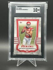 2017 Panini Patrick Mahomes II RC Kansas City Chiefs #104 SGC 10 