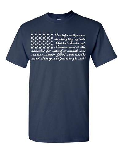 I Pledge Allegiance to the Flag United States America Flag Men's Tee Shirt 885 - Picture 45 of 81