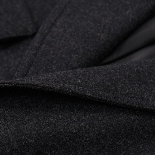 NWT $2180 GUCCI Charcoal Gray Melton Wool Field Blazer XXL (Eu 58) Coat - Picture 3 of 11