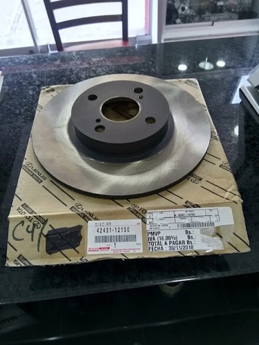 Toyota Genuine COROLLA LEVIN SPRINTER Rear Brake Disc 42431-12150 OEM - Picture 6 of 11