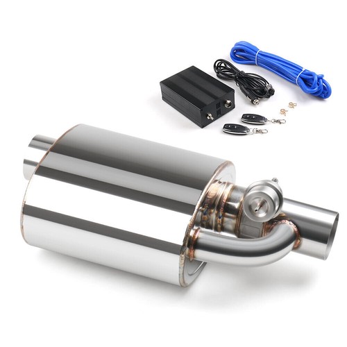 2.5" 63mm Tip On Single Exhaust Muffler Valve with Wireless Remote Controller - Picture 8 of 8