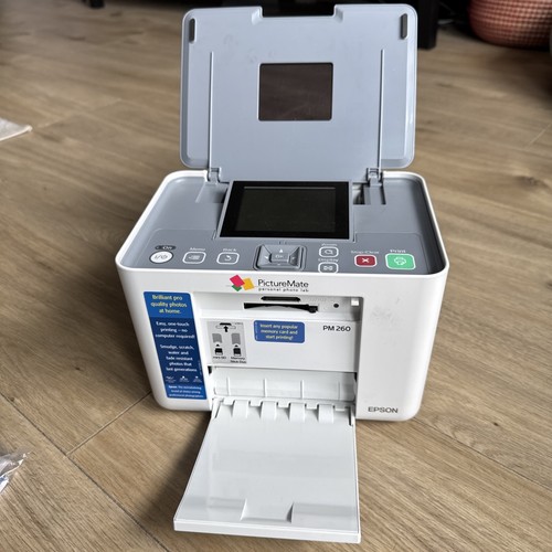 EPSON PictureMate PM260 Personal Photo Lab Dash Printer Digital Portable InkJet - Picture 5 of 13