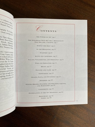The “21” Cookbook SIGNED Chef Michael Lomonaco FIRST EDITION HCDJ 21 Club ‘21’ - Picture 12 of 23