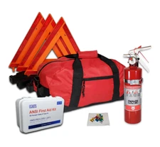 USKITS DOT OSHA Compliant Kit with 2.5lb 1A10BC USA Made Fire Extinguisher