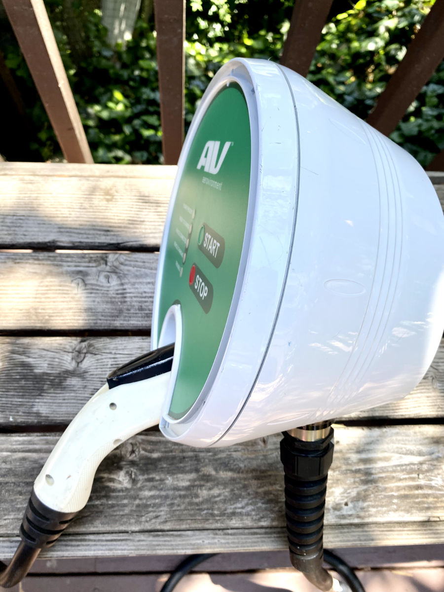 Nissan Leaf Zero Emission Vehicle Charging Station EV
