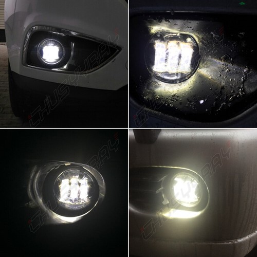 Pair Bumper LED Fog Lights Fit For 2005 2006 2007 2008 2009 2010 Chrysler 300 - Picture 3 of 12