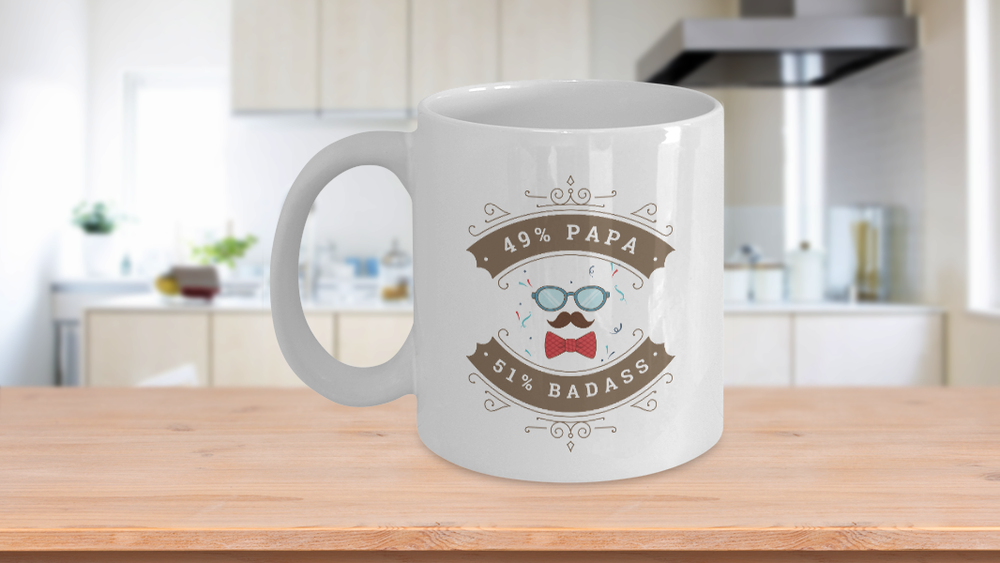 Papa Coffee Mug, Funny Papa Present, Gift to Papa from Grandchildren