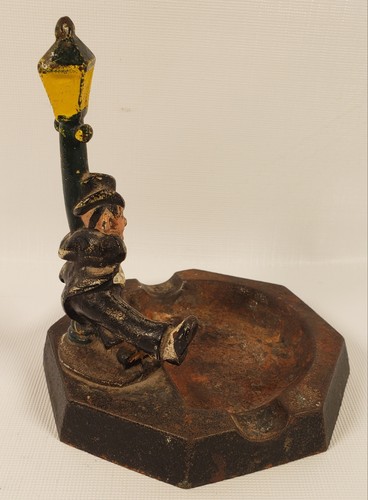 Vintage Iron Ashtray, Drunk Man Street Lamp Post, Bottle Cap Opener, Barware A64 - Picture 4 of 7