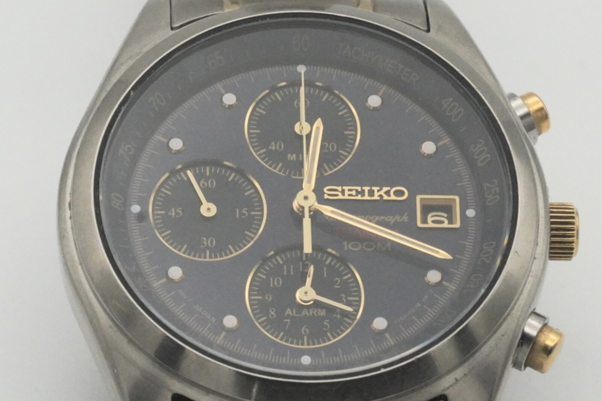 A29 希少 稼動品　SEIKO chronograph TITANIUM A29 Rare SEIKO chronograph TITANIUM | eBay