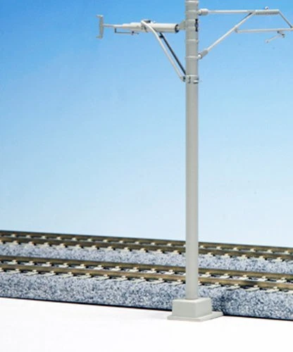 Kato 5-054 Single Wide Track Catenary Poles 12 pcs Ho Scale from Japan Parts - Image 2 of 2