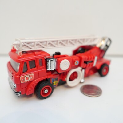 1985 TRANSFORMERS G1 INFERNO ACTION FIGURE FOR PARTS/ REPAIR