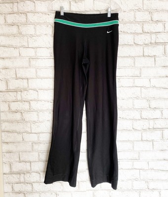 Nike Be Strong High Rise Bootcut Yoga Black Pants Size Small | eBay