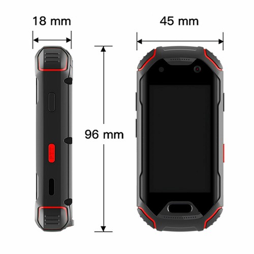 Unihertz Atom 4G Solidny mini smartfon Android 9.0 Odblokowany - Zdjęcie 3 z 7