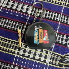 Vintage Barbie Hat Box & Doll Keychain Basic Fun 1999