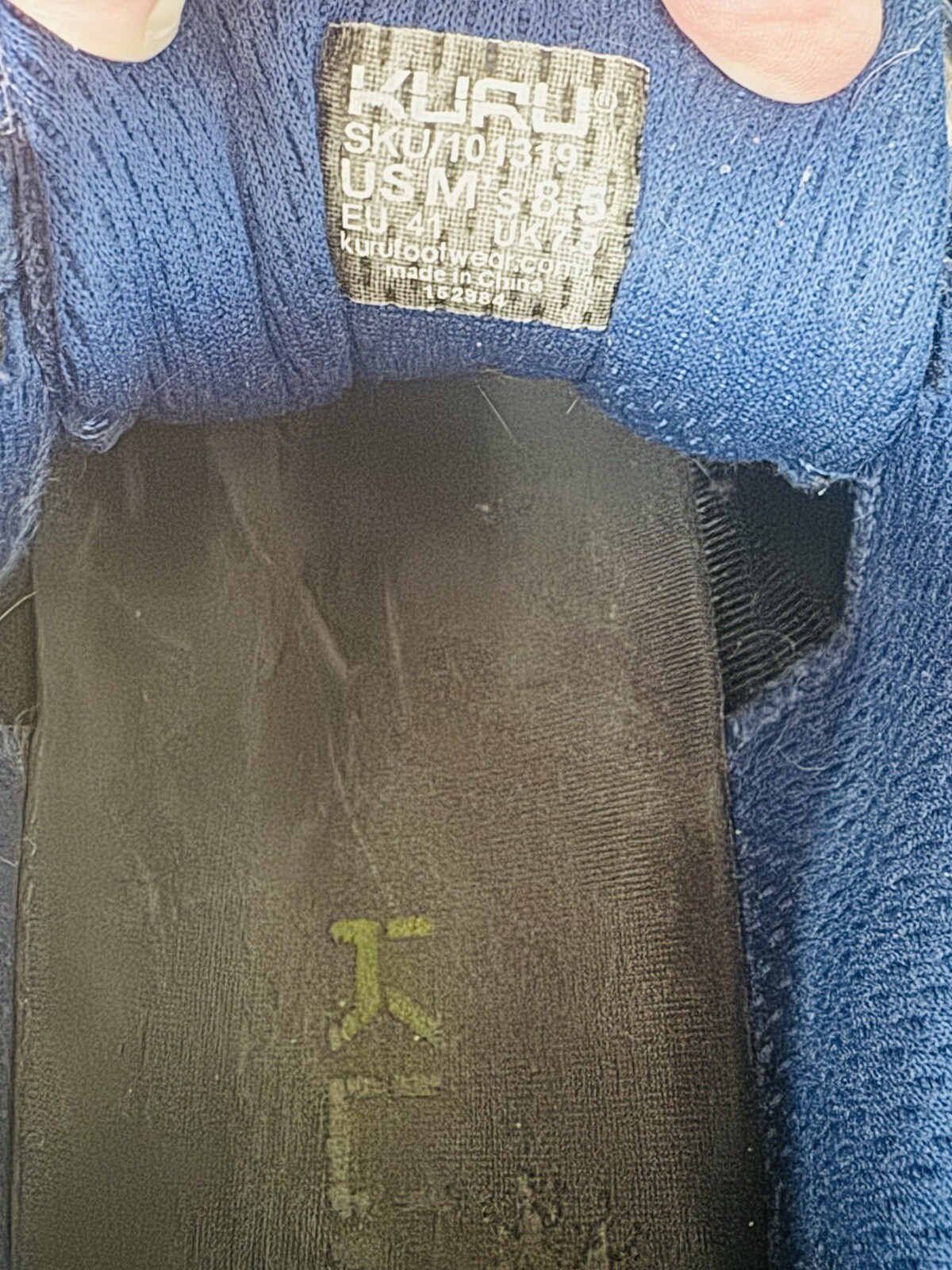 SAOLA Kuru Quantum 2.0 Scarpe Sneakers da Allenamento da Passeggio Maglia Blu Uomo Taglia 8.5