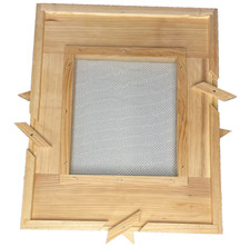 10 Frame Cypress Double Screen Board (Snelgrove) for Langstroth Bee Hive
