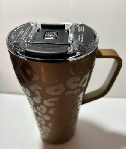 Brumate Toddy 22 oz Insulated Coffee Mug GOLD LEOPARD Discontinued NEW in Box - Imagen 3 de 15