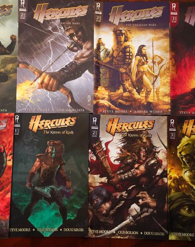 2009 RADICAL Comics HERCULES Lof of 14 Complete Thracian Wars Knives of Kush - Picture 3 of 4