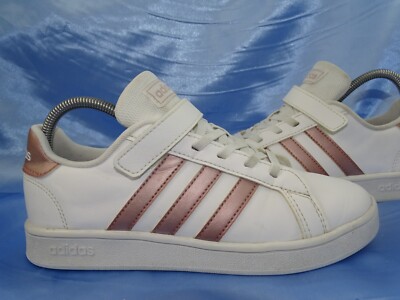 ADIDAS GRAND COURT GR 35 SNEAKER SCHUHE WEISS STAN SMITH SCHUHE DAMEN BRONZE Z3
