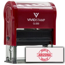 All Quality Made In Arizona Self-Inking Rubber Stamp