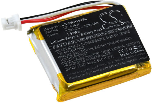Battery Compatible with Sony Type LP702428 3.85V 500mAh/1.9Wh Li-Polymer Black - Picture 1 of 3