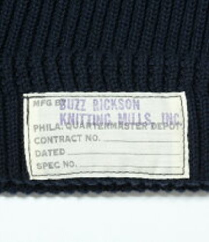 BUZZ RICKSON'S WATCH CAP COTTON  VERSION BR02186 Color Navy from JAPAN F/S - Picture 3 of 6