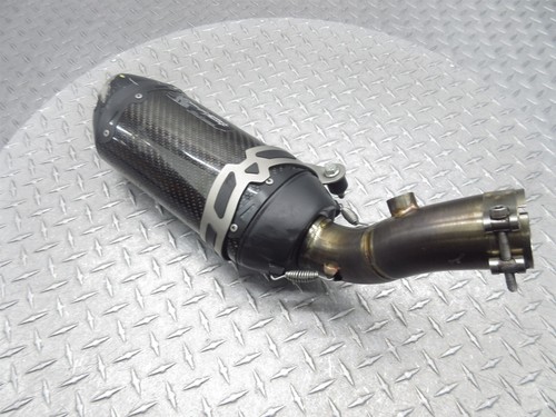 2022 22-23 Yamaha YZFR7 YZF R7 Two Brothers Black Series Exhaust Muffler Pipe - Picture 8 of 14