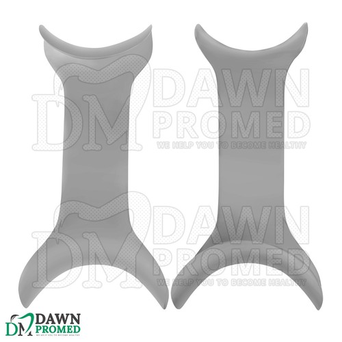 Silver Cheek Retractor 4.5″ Double Ended Orthodontic Dental Inst German Grade - Picture 9 of 9
