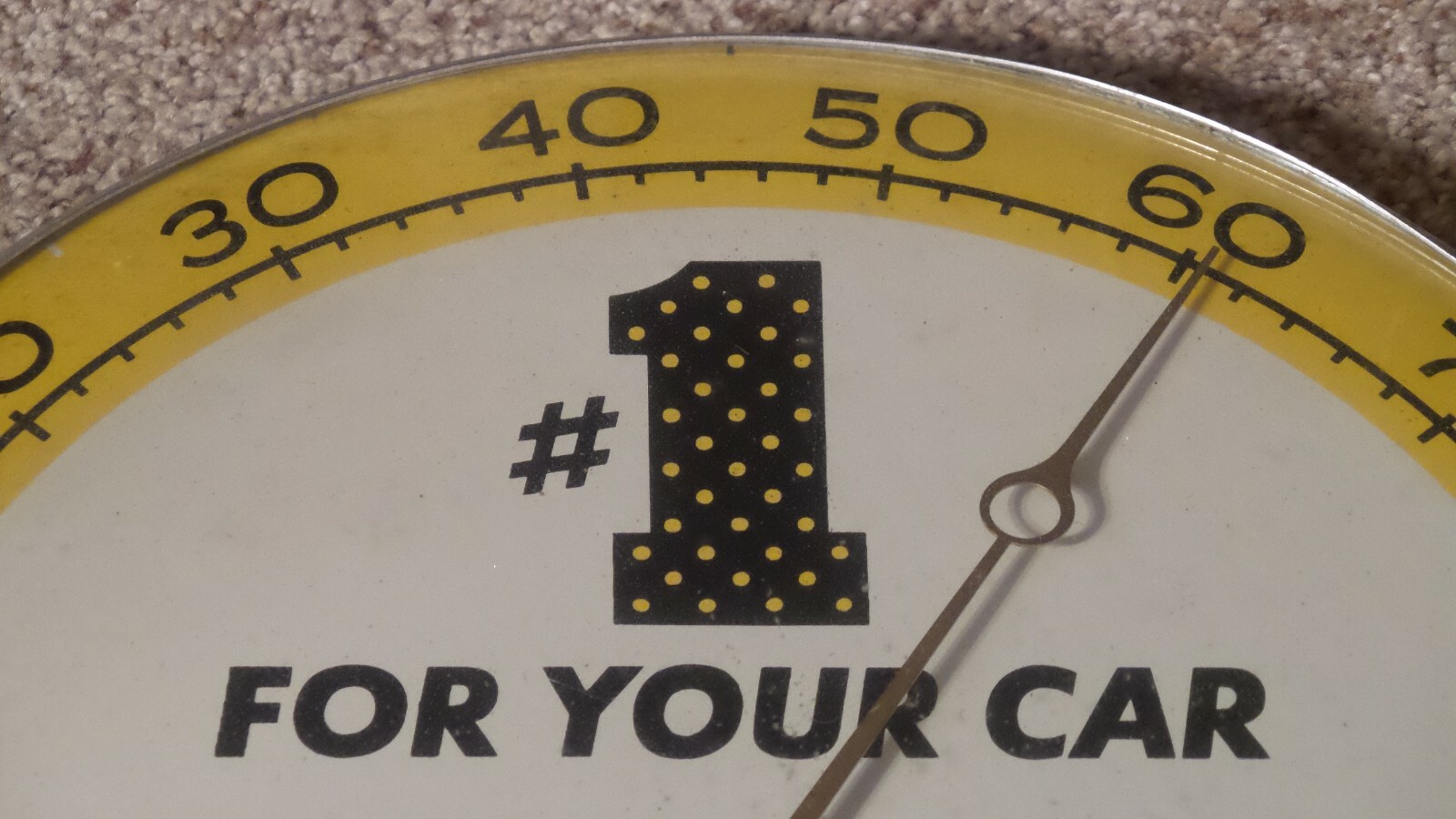 Vintage ARA Air Conditioner Thermometer Pam Clock Co. New Rochelle