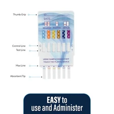 12 Panel Home Drug Test Dip Card - Tests 12 Drugs Instantly - Free Shipping!