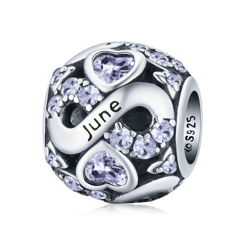 Dije Mes Nacimiento Cuentas Zodiaco Cumpleaños Piedra Genuina Plata de Ley 925 💖 - Imagen 27 de 33