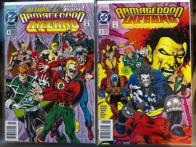 DC Comics Armageddon Inferno #3 & #4 1992 DC Comics VF+